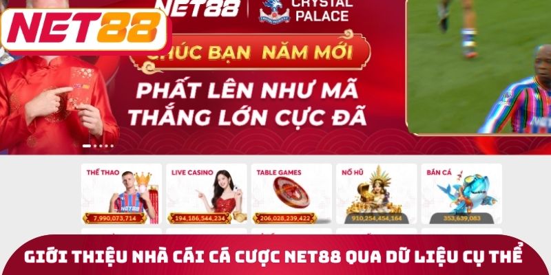 Giới thiệu nhà cái cá cược Net88 qua dữ liệu cụ thể