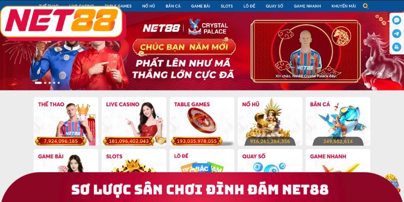 Sơ lược sân chơi đình đám Net88