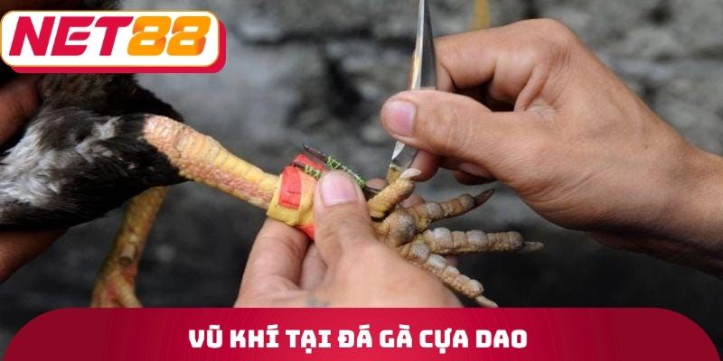 Vũ khí tại đá gà cựa dao